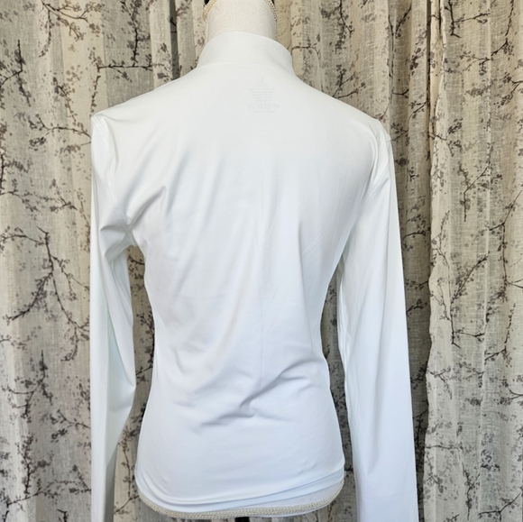 Diosa Fit Hourglass Jacket/Long Sleeve Athletic Top - White - Picture 9 of 10